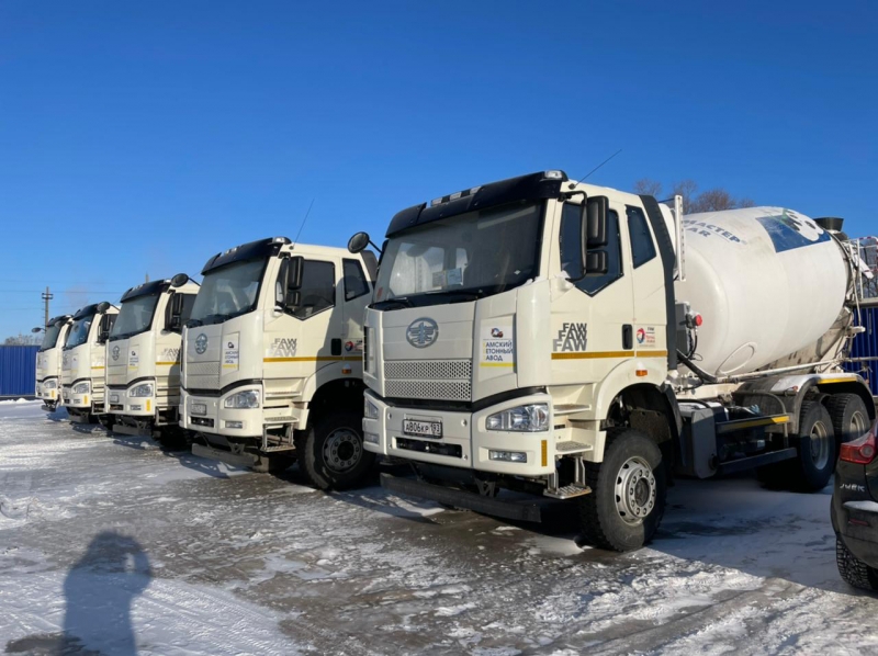 Автобетоносмеситель FAW CA 3250